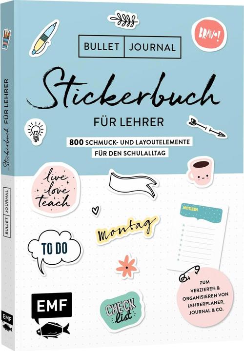 Produktbild Bullet Journal – Stickerbuch für Lehrer