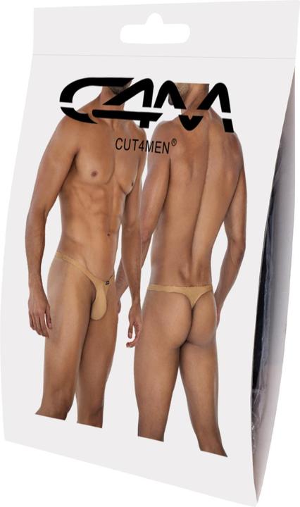 Actual product image Cut4men Men's thong in gold (S)