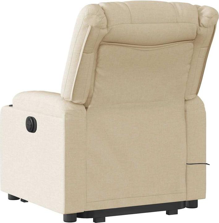 Image du produit VidaXL Fauteuil de massage avec releveur Crème Tissu