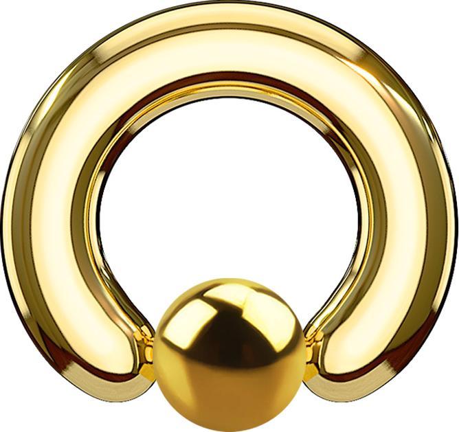 Immagine prodotto Star Piercing Anello di chiusura a sfera placcato oro (Acciaio chirurgico 316L, senza ottone)