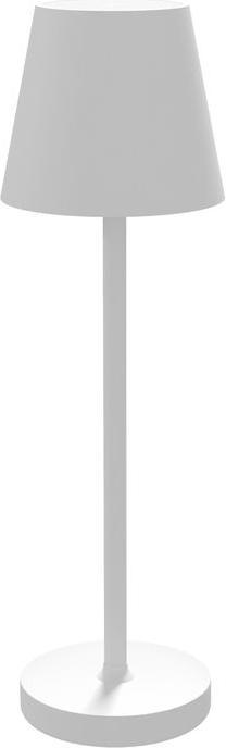 Image du produit Swisshandel24 Tischlampe Aufladbar, USB, 3 Lichtfarben, Metall, Weiss (350 lm)