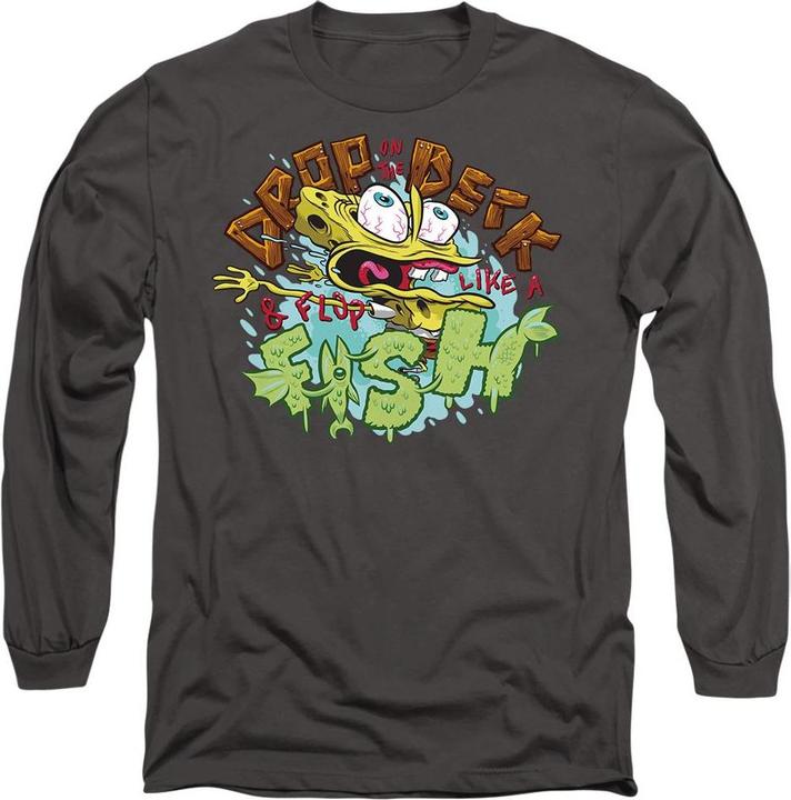 Spongebob Squarepants Drop And Flop TShirt (XL)