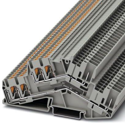 Actual product image Phoenix Contact PTTBS 2,5-TWIN/2P 3210604 Double level terminal block 0.14 mm² 2.50 mm² Grey 50 pcs.