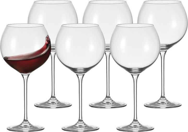 Actual product image Leonardo Burgundy glass Cheers 750ml (75 cl, 6 Glasses, Red wine glasses, White wine glasses)