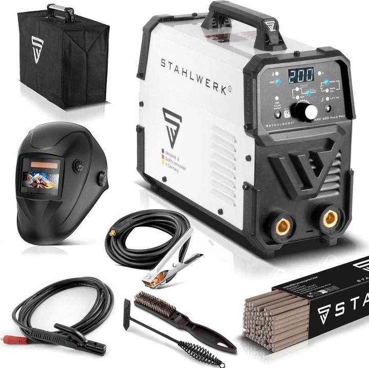 Produktbild Stahlwerk Elektroden-Schweissgerät ARC 200 Puls Pro Vollausstattung