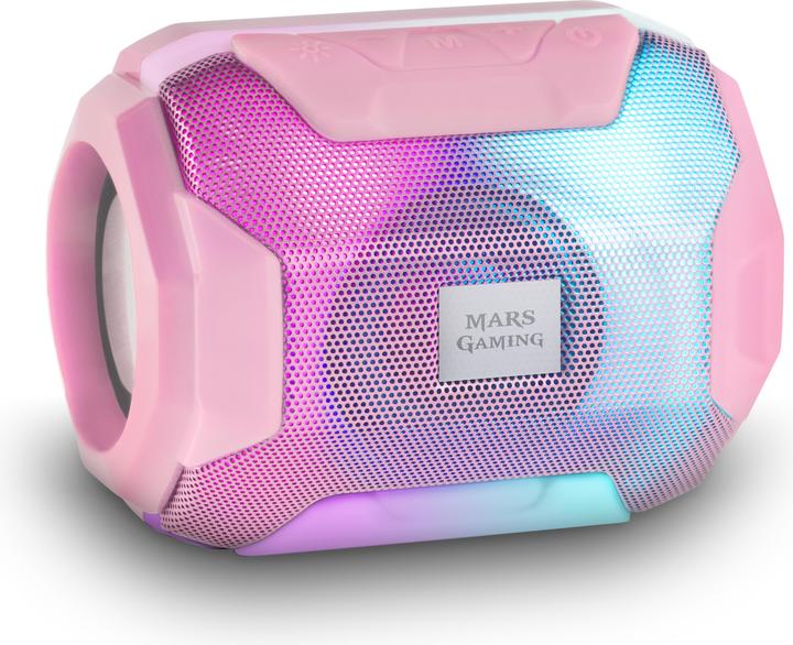 Mars Gaming Enceintes Bluetooth Msbax RGB (Rose) (8 h, Akkubetrieb)
