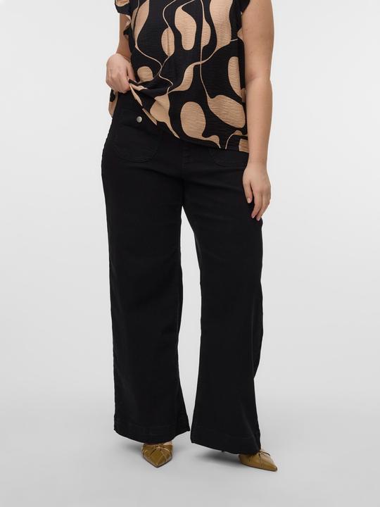 Actual product image Vero Moda VMCKAYLA Hohe Taille Weiter Beinschnitt Jeans Weit geschnitten (44)
