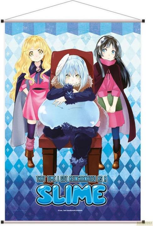 Produktbild Sakami That Time I Got Reincarnated as a Slime Wandrolle Rimuru, Alice, Chloe 60 x 90 cm
