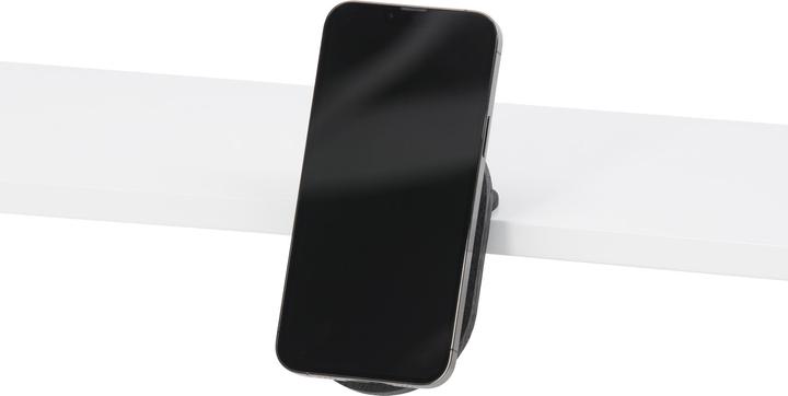 Immagine prodotto Oakywood MagSafe iPhone Desk Shelf Mount - Supporto multifunzionale per iPhone - Montaggio su scaffale - Nero