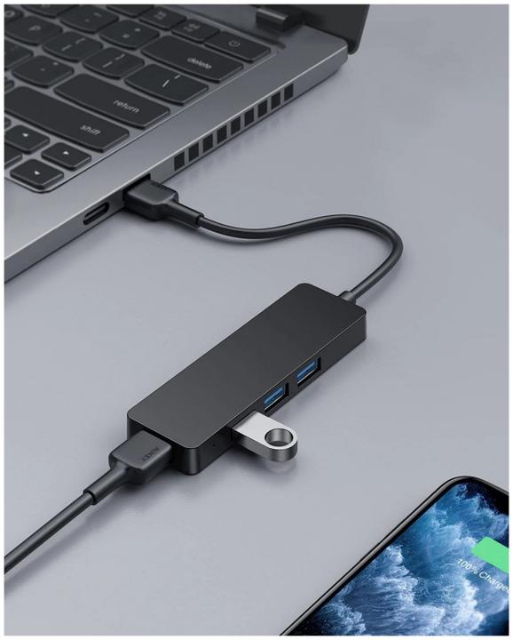 Actual product image Aukey CB-H39 (USB-A, 4 Ports)