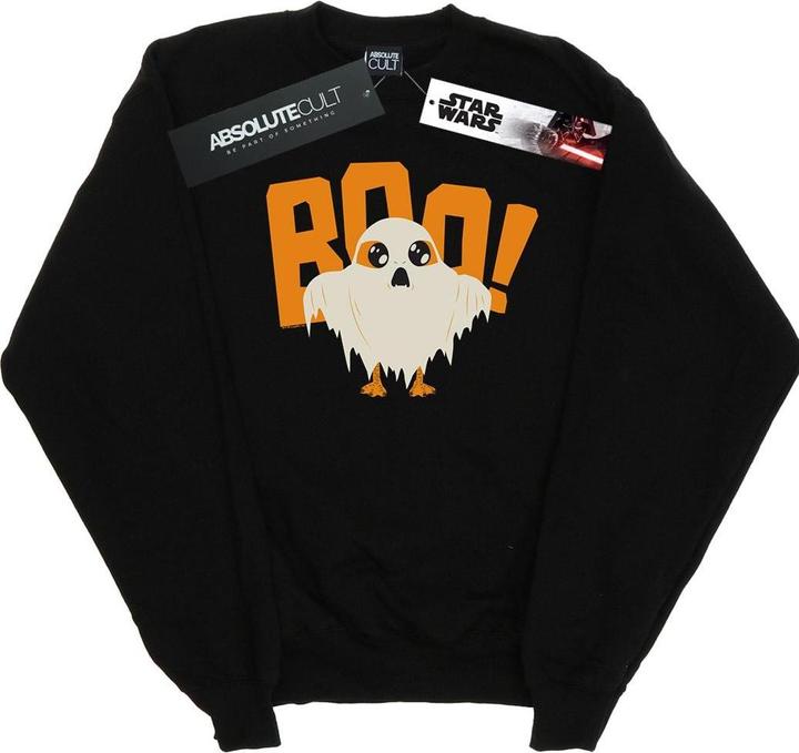 Star Wars The Last Jedi Halloween Ghost Porg Sweatshirt (M)