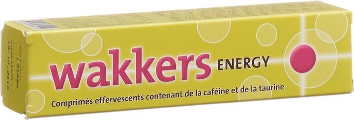 Actual product image Wakkers Energy Caffeine Taurine min B 20 effervescent tablets (20 Piece, Effervescent tablet, 112 g)