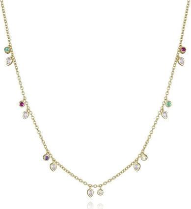 Image du produit Viceroy Ludique collier plaqué or avec zircons Trend 9122C100-39