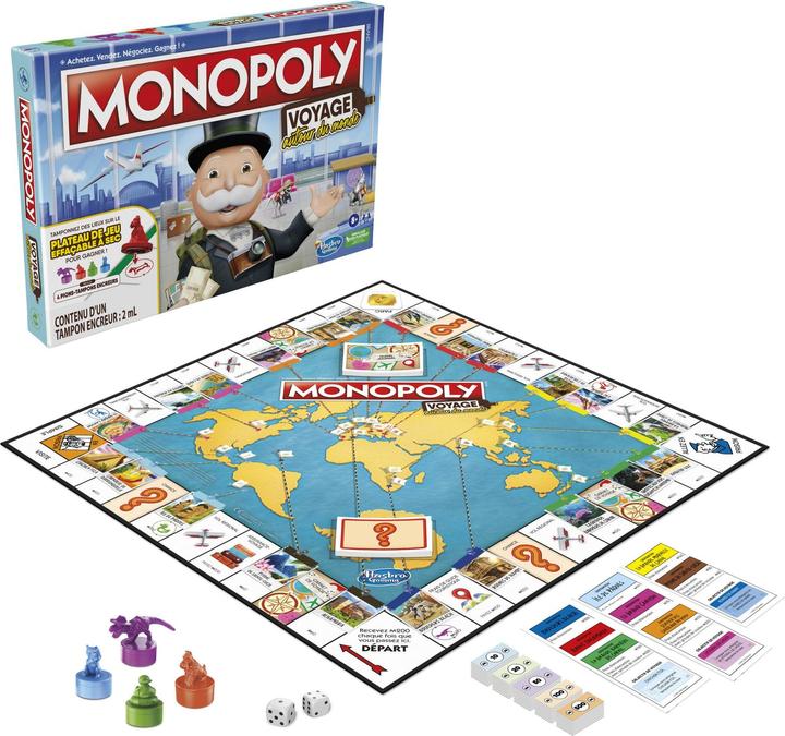 Immagine prodotto Monopoly Viaggiare nel mondo (Francese)