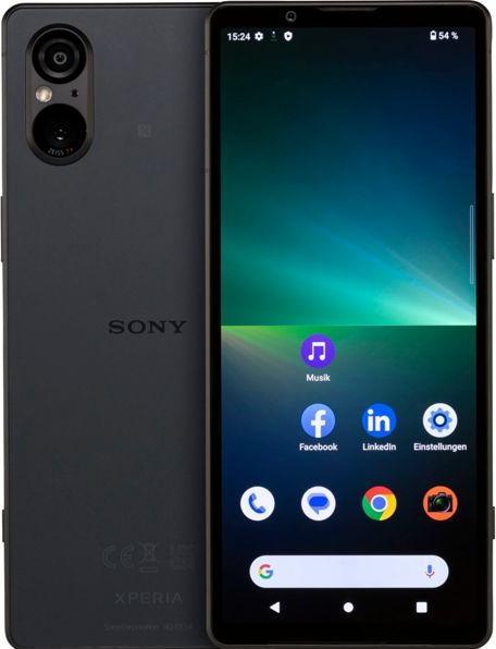 Actual product image Sony Xperia 5 V (128 GB, Black, 6.10", SIM + eSIM, 48 Mpx, 5G)