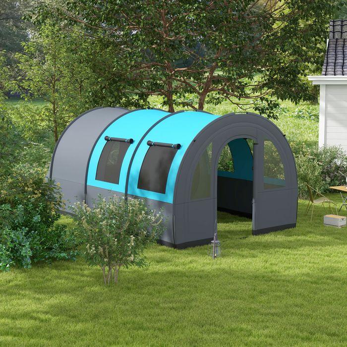 Actual product image Swisshandel24 Tunnelzelt Campingzelt für 6 Personen, 2 Räume, 3000mm Wassersäule (Tunnel tent, 6 persons)