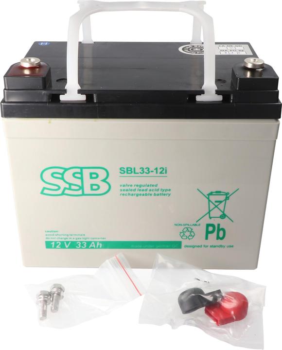 Immagine prodotto SSB SBL33-12i 12V 33Ah Batteria al piombo AGM Piombo Gel (12 V, 33 Ah)