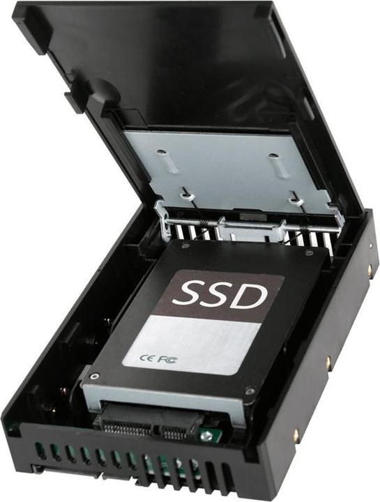 Actual product image Icy Dock 6.35cm 2.5inch HDD Converter SATA HDD Converter turns a 2.5Z 6.35cm into a 3.5Z 8.89cm hard...