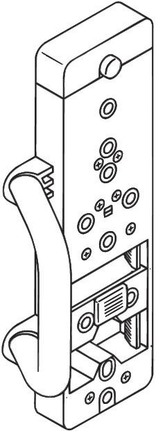 Actual product image Hewi Drilling jig