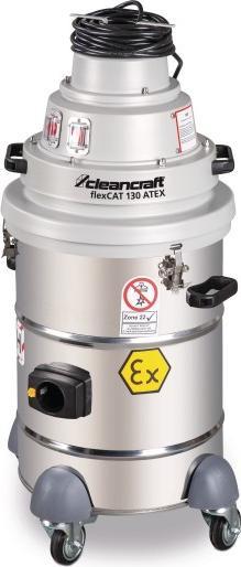 Actual product image Cleancraft Industrial hoover flexCAT 130 ATEX Large hoover for use in potentially explosive atmospheres (Wet dry vacuum cleaner)