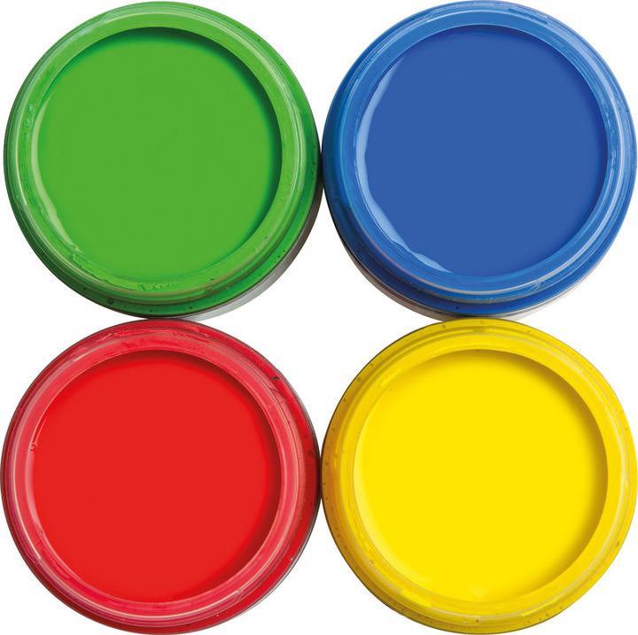 Image du produit Marabu Peinture au doigt (Jaune, Rouge, Bleu, Vert, 100 ml)