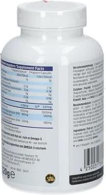 Nutritional values and ingredients All Stars Omega-3 Caps (126 Piece, Capsules, 126 g)