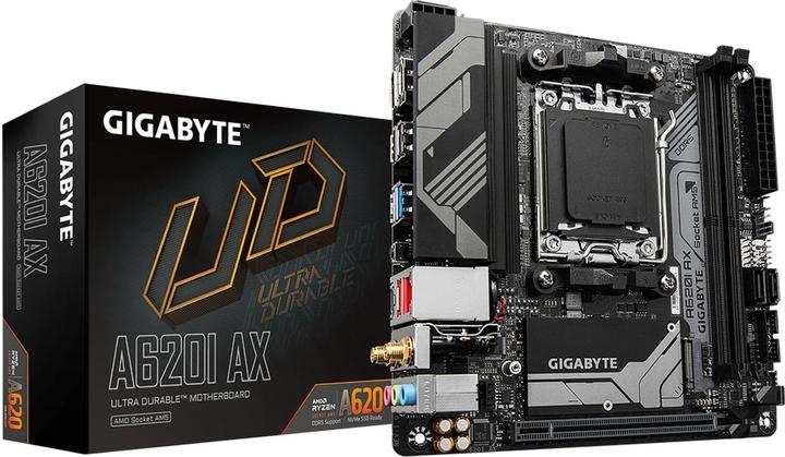 Actual product image Gigabyte A620I AX (AM5, AMD A620, Mini-ITX)