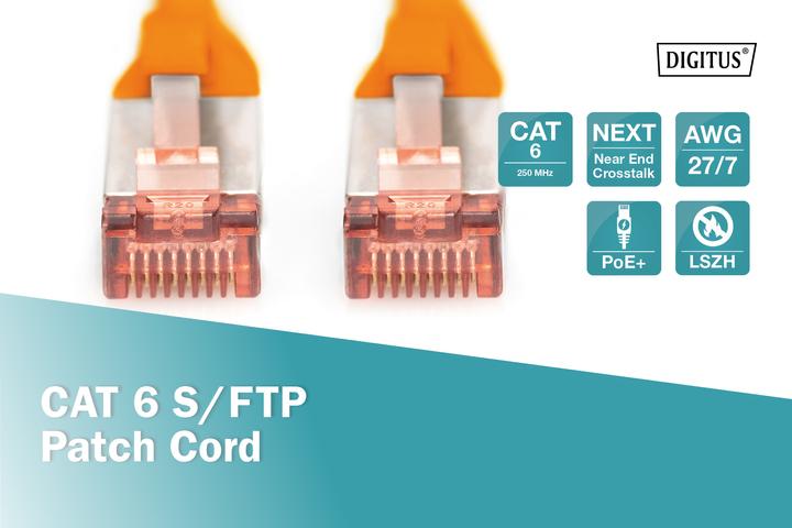 Actual product image Digitus Network cable (S/FTP, CAT6, 1 m)