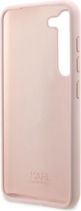 Actual product image Karl Lagerfeld KLHCS23SSNCHBCP S23 S911 hardcase pink/pink Silicone Choupette (Samsung Galaxy S23)