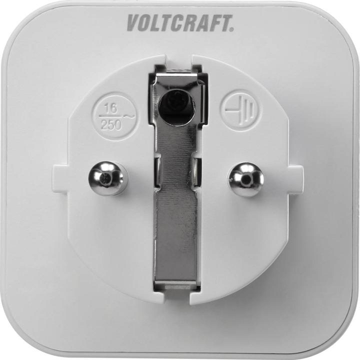 Actual product image Voltcraft SEM6500 energy cost meter incl. radio-controlled socket, data export, data logger function, cost