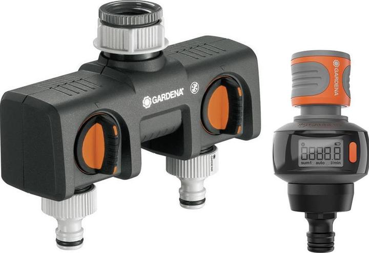 Actual product image Gardena 2-way + water meter (2 way distributor, 30.30 mm)