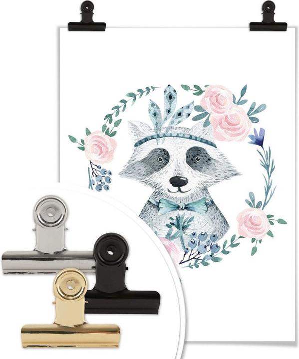 Produktbild Trenddeko Waschbär 01 (24 x 30 cm)