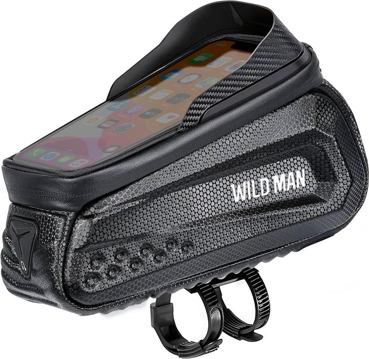 Wildman Sacoche de vélo E10S, volume total 1L (1 l, Sacoche de guidon)