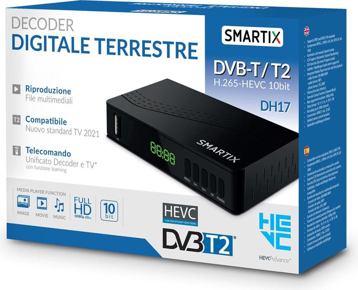 Produktbild Land DH17 Terrestrisch Full HD Schwarz (DVB-T2, DVB-T)
