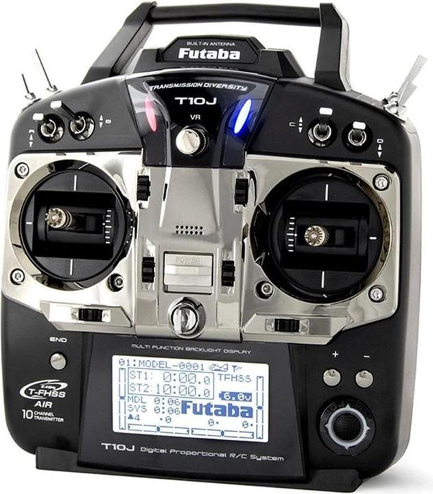 Actual product image Futaba Remote control T10J Mode 2