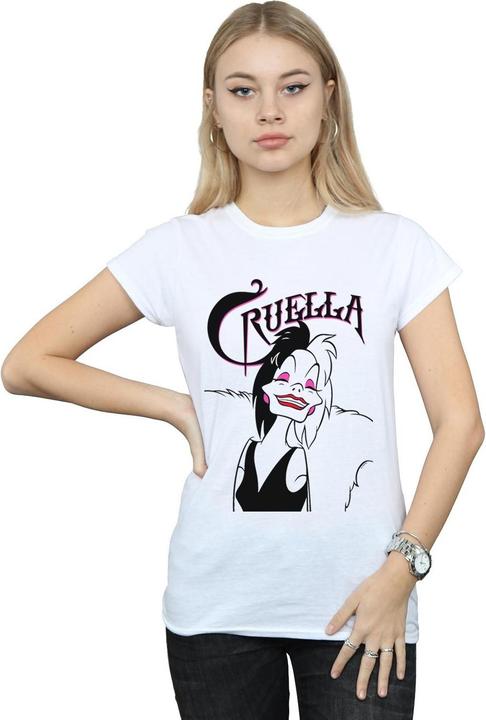 Immagine prodotto Disney Cruella De Vil Evil Smile Maglietta Donna (S)