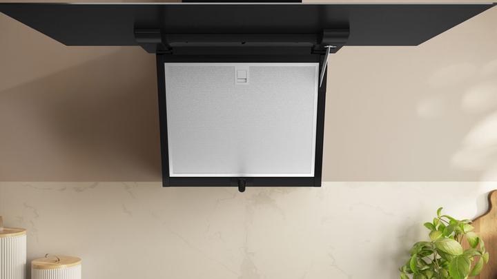 Immagine prodotto Neff N 50, fiera a parete, 80 cm, vetro trasparente stampato nero, D85IFN1S0 (Cappuccio)