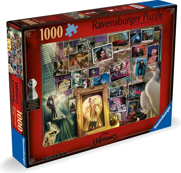 Immagine prodotto Ravensburger Puzzle Villainous Cruella de Vil 1000p (12001124) (1000 pezzi)