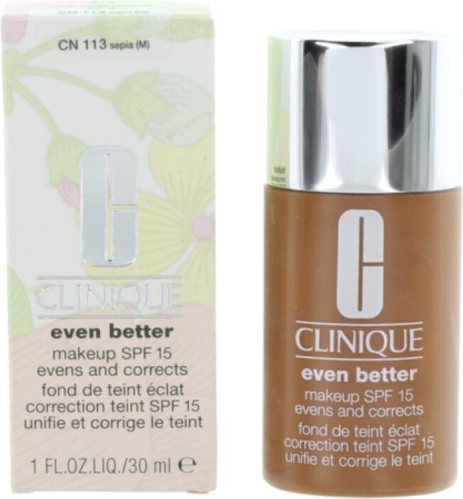 Actual product image Clinique Even Better Makeup SPF15 30ml CN 113 Sepia