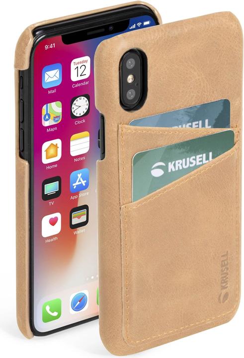 Image du produit Krusell Sunne 2 Card Cover Apple XS Max nude (Apple iPhone XS Max)