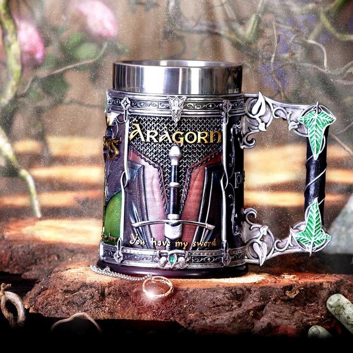 Actual product image Nemesis Now Lord of the Rings Aragorn Tankard 15.5cm (0.60 l, 1 x)
