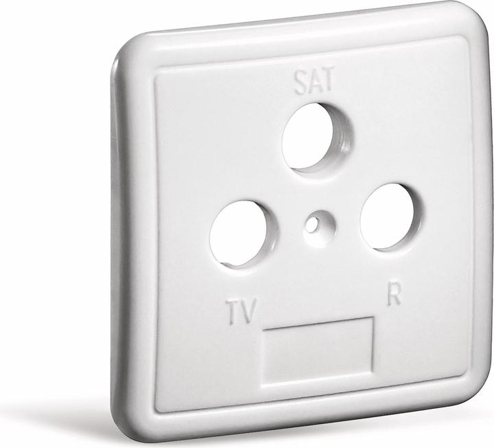 Immagine prodotto Goobay Coperchio a 3 fori per prese d'antenna (Presa d'antenna)