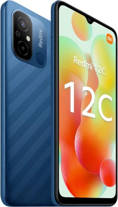 Actual product image Xiaomi Redmi 12C (64 GB, Ocean Blue, 6.71", Dual SIM, 50 Mpx, 4G)