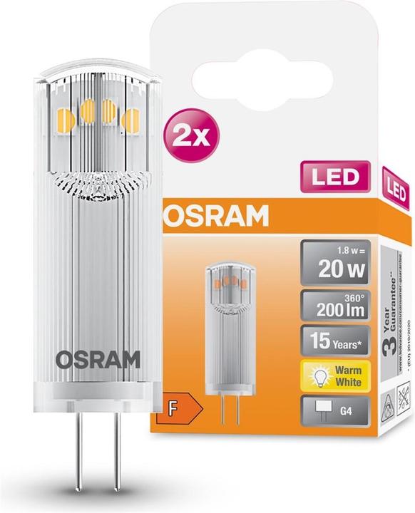 Actual product image Osram Led Pin (G4, 1.80 W, 200 lm, 2 x, F)