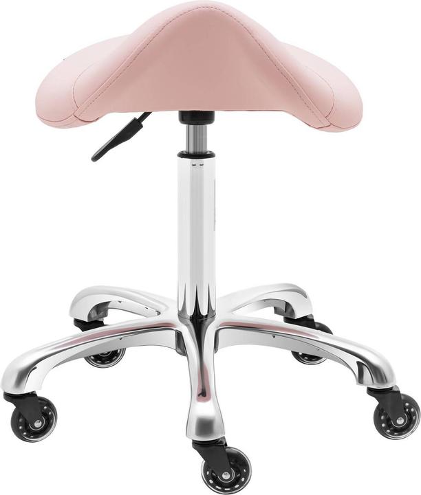 Actual product image Physa Saddle Stool - 570 - 750 mm - 150 kg - Powder pink