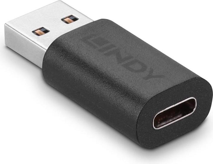 Produktbild Lindy USB 3.2 Typ A zu C Adapter (USB Typ-C, 2.44 cm)