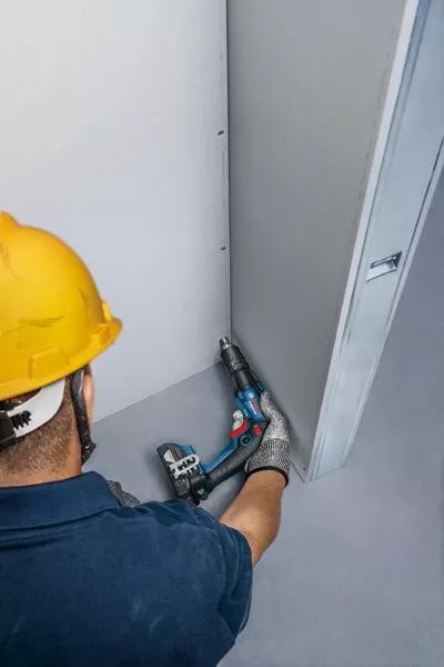 Image du produit Bosch Professional Visseuse pour cloisons sèches Bosch GTB 185-LI 2x2.0Ah MA55 (Fonctionnement sur batterie)