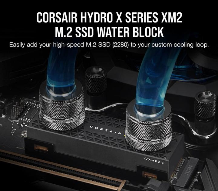 Image du produit Corsair Hydro CX-9029002 Solid-State Drive Waterblock Noir