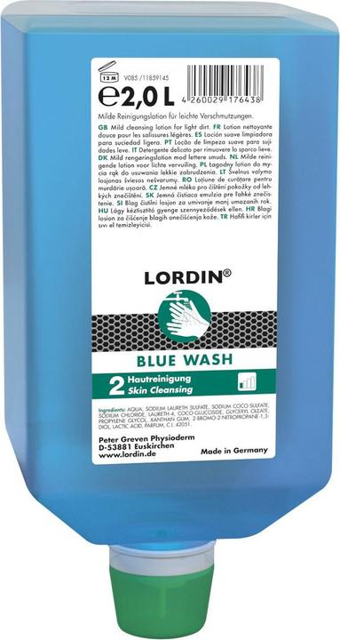 Actual product image Lordin Skin cleansing lotion ® BlueWash 2L (Liquid soap, 2000 ml)