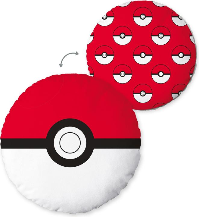 Image du produit Herding Coussin décoratif Pokemon Pokeball 30 cm (30 x 30 cm)